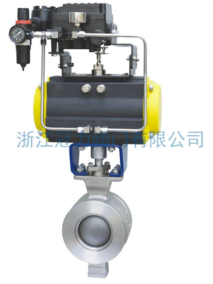 壓縮空氣，V型球閥的動(dòng)力